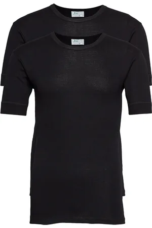 JBS T-Shirt 2-Pack Organic Tops T-shirts Short-sleeved Black