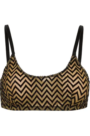 Underprotection Dina Bandeau Lingerie Bras & Tops Soft Bras Tank Top Bras Brown