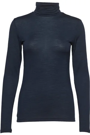 Denim Hunter 01 The Rollneck Tops T-shirts & Tops Long-sleeved Navy