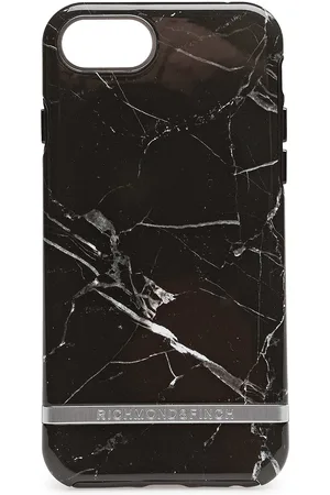 Richmond & Finch Black Marble Matkapuhelintarvikkeet-covers Black