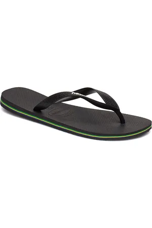 Havaianas Hav Brazil Logo Shoes Summer Shoes Sandals Flip Flops Black