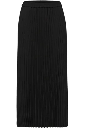 SELECTED Slfalexis Mw Midi Skirt B Noos Polvipituinen Hame Black