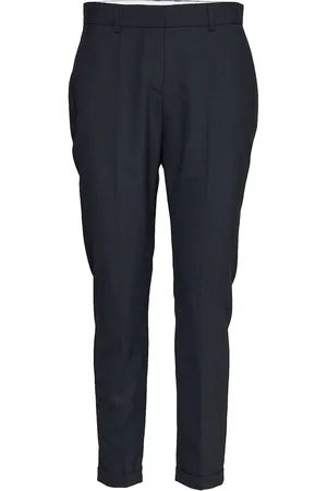 Karen by Simonsen Sydneykb Cigaret Pants Bottoms Trousers Slim Fit Trousers Blue