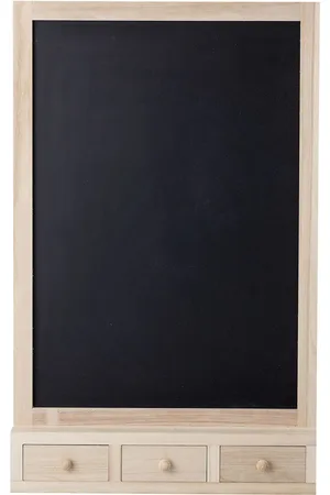 Bloomingville Higma Blackboard, Nature, Paulownia Home Kids Decor Decoration Accessories-details Brown