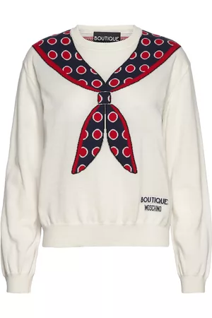 Moschino Naiset Collegepaidat - Sweater Svetari Collegepaita Monivärinen/Kuvioitu