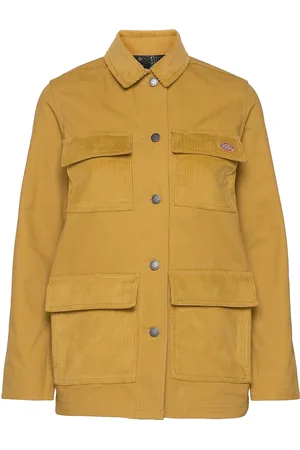 Dickies Reworked Chore Coat W Outerwear Jackets Utility Jackets Yellow
