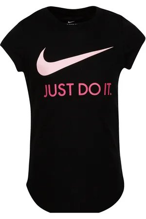 Nike Te-S/S Tee Sport T-shirts Short-sleeved Black