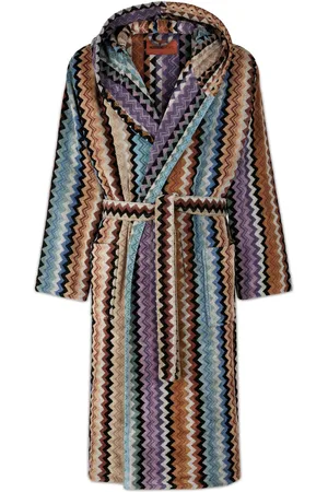 Missoni Adam Bathrobe Hooded Home Textiles Bathroom Textiles Robes Multi/patterned