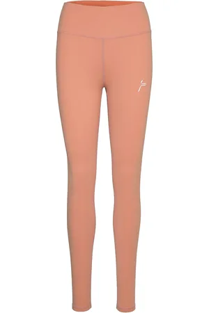 Famme Scrunch Tights Sport Running-training Tights Orange