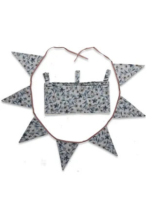 NAME IT Nbnray Bed Pocket/Garland Set Home Kids Decor Decoration Accessories-details Grey