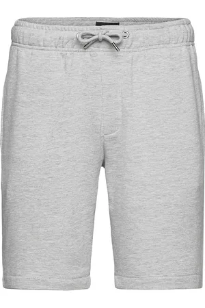 Clean Cut Basic Organic Shorts Bottoms Shorts Sweat Shorts Grey