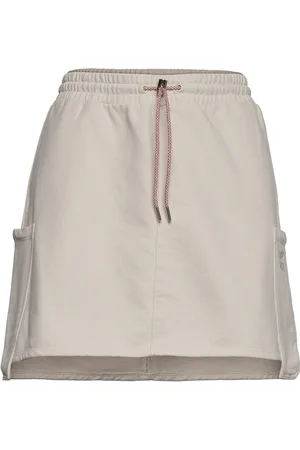 Svea W. Pocket Sweat Skirt Lyhyt Hame Beige