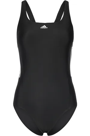 adidas Adidas Mid 3 Stripes Swimsuit Sport Swimsuits Black