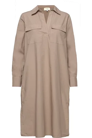 Levete Room Lr-Oya Polvipituinen Mekko Beige