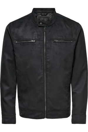 Only & Sons Onswillow Fake Suede Jacket Otw Noos Nahkatakki Black