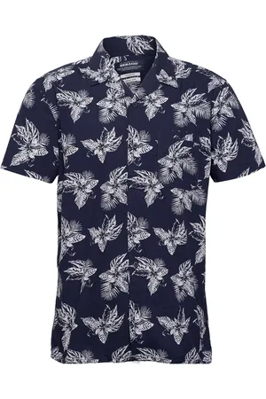 SEBAGO Tropical Short Sleeve Shirt Blue