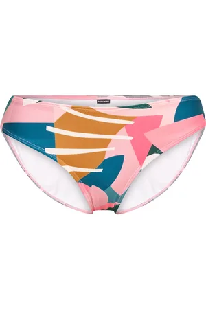 Dedicated Bikini Briefs Burgsvik Collage Leaves Patterned