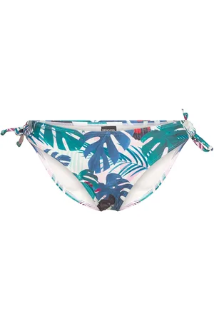 Dedicated Bikini Bottom Odda Color Leaves Patterned