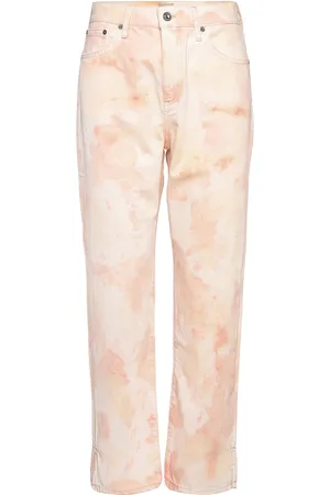 French Connection Org Zaray Naturldye Croppd Jns Patterned
