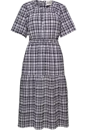Just Female Hamilton Cut Dress Patterned