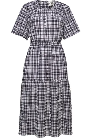 Just Female Hamilton Cut Dress Patterned