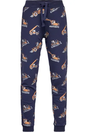 Minymo Pants Sweat Aop Patterned