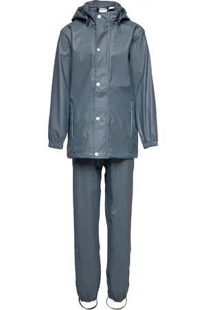 EN FANT Rainwear Set Solid Blue