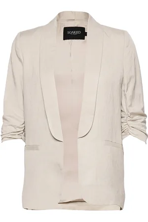 Soaked in Luxury Slsun Shirley Blazer Beige