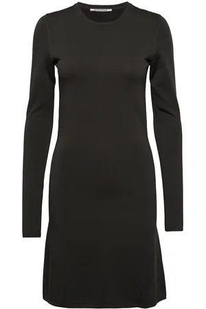 WoodWood Klara Fine Rib Dress Black