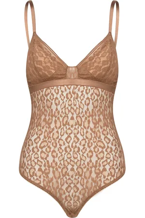 Underprotection Jeanette Bodystocking Brown