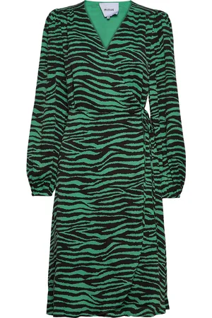 Minus Evelyn Wrap Dress Patterned