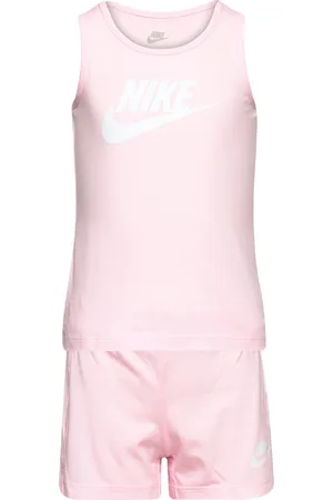 Nike Club Tank & Jersey Short Set / Club Tank & Jersey Short Set Pink