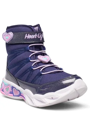 Skechers Girls Sweetheart Lights - Love To Shine Purple