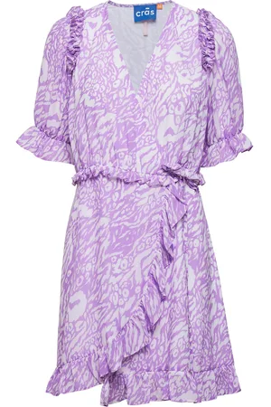 Crās Haleycras Wrap Dress Purple