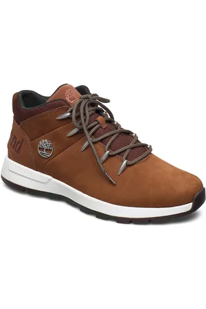Timberland Mid Lace Up Sneaker Brown