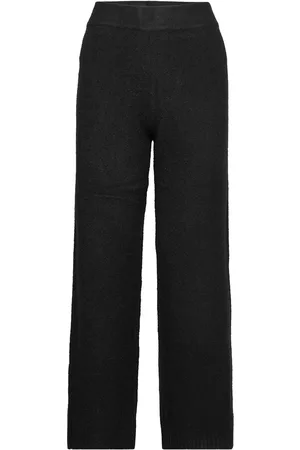 Just Female Unite Knit Trousers Black