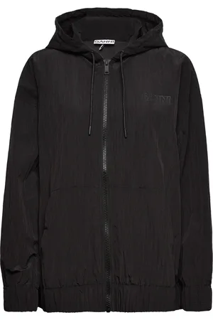 Ganni Software Light Tech Zip Hoodie