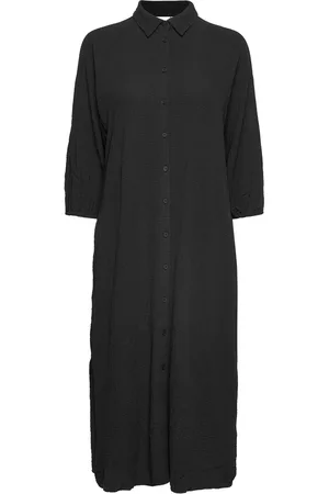 Kaffe Kabarral Shirt Dress 3/4 Sl Black