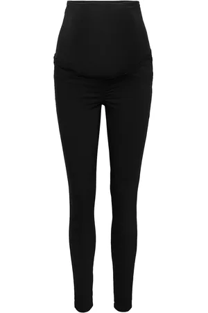Mama;licious Mllucy Black Slim 7/8 Pant A. Noos Black