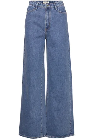 Lindex Trousers Denim Jackie Retro Bl Blue