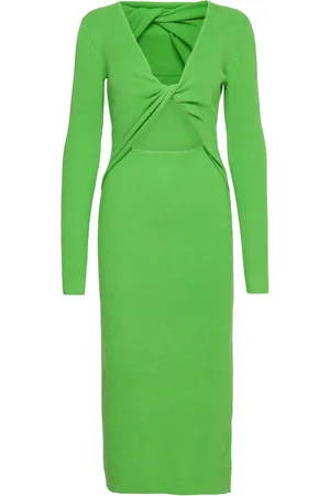 BZR Lela Jenner Dress Green