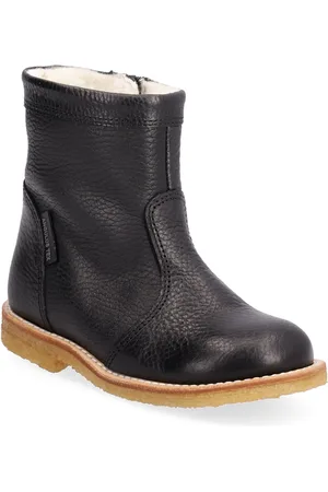 ANGULUS Boots - Flat - With Zipper Black