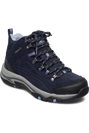 Skechers Womens Relaxed Fit Trego Alpine Trail - Waterproof Blue