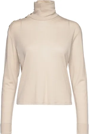 Filippa K Noor Turtleneck Top Cream