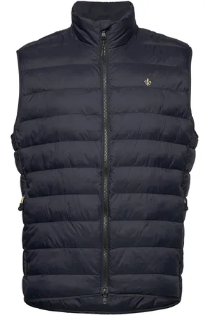 Morris Norfolk Liner Vest Navy