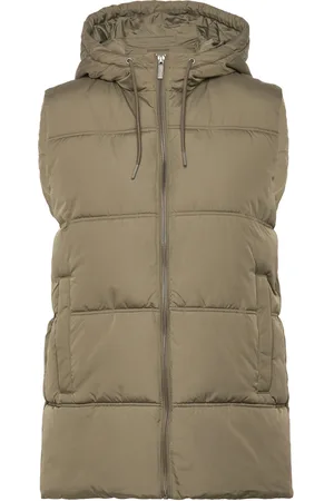 SELECTED Slfalina Puffer Vest B Khaki