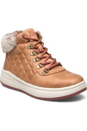 Skechers Womens Bobs Skip Cute Wave - Grand Leap Brown