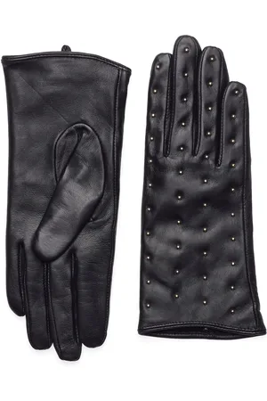 DEPECHE Gloves With Studs Black