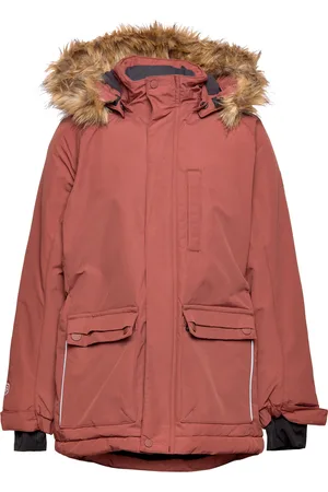 Color Kids Parka W. Fake Fur, Af 10.000 Pink