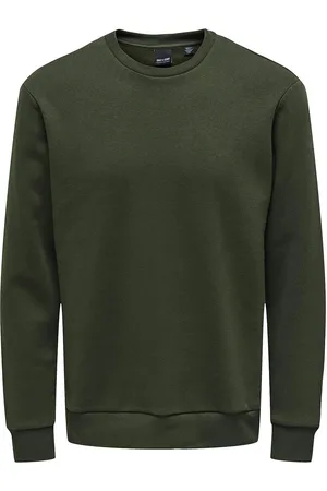 Only & Sons Onsceres Crew Neck Noos Green